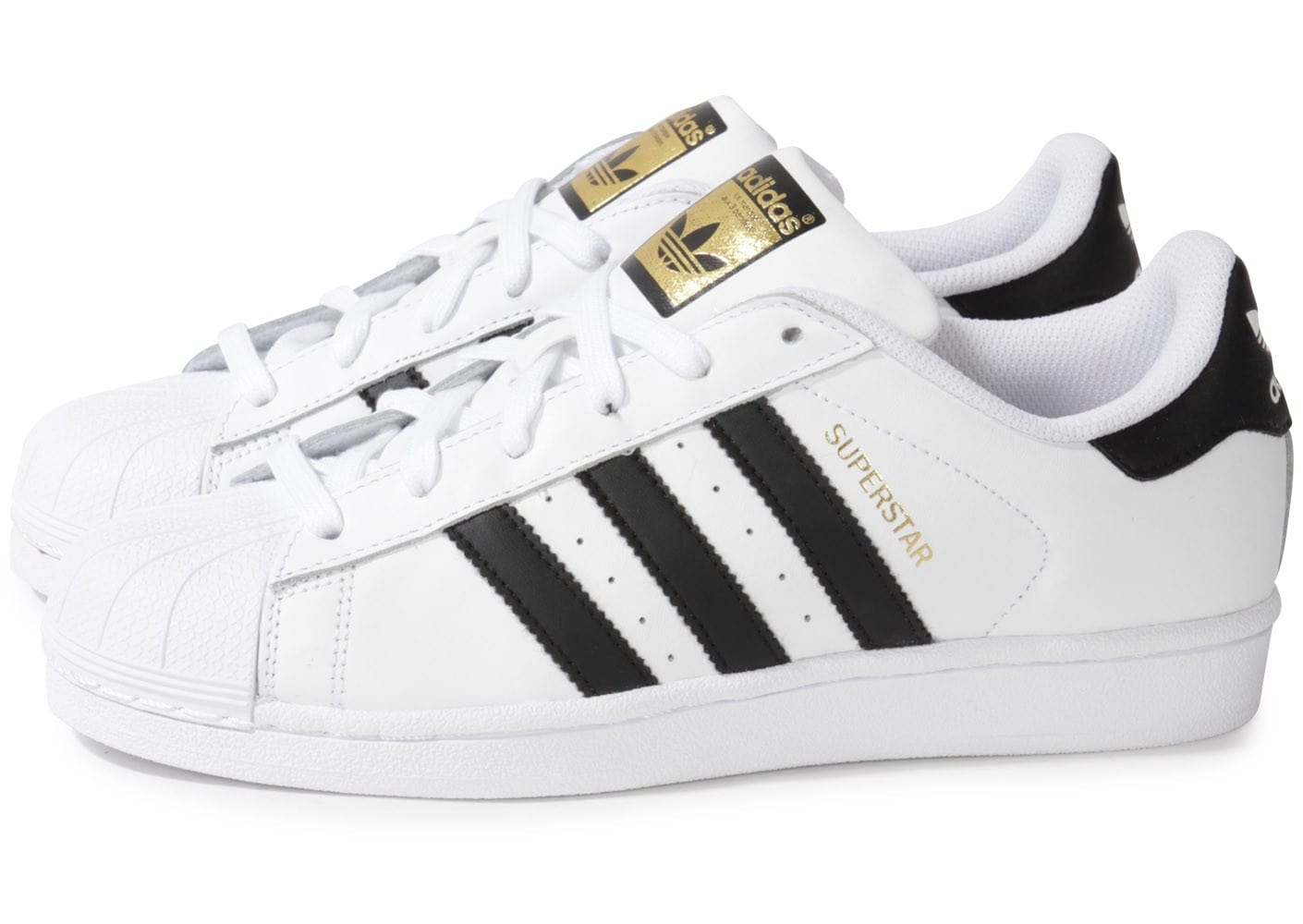 adidas superstar homme blanche et noir